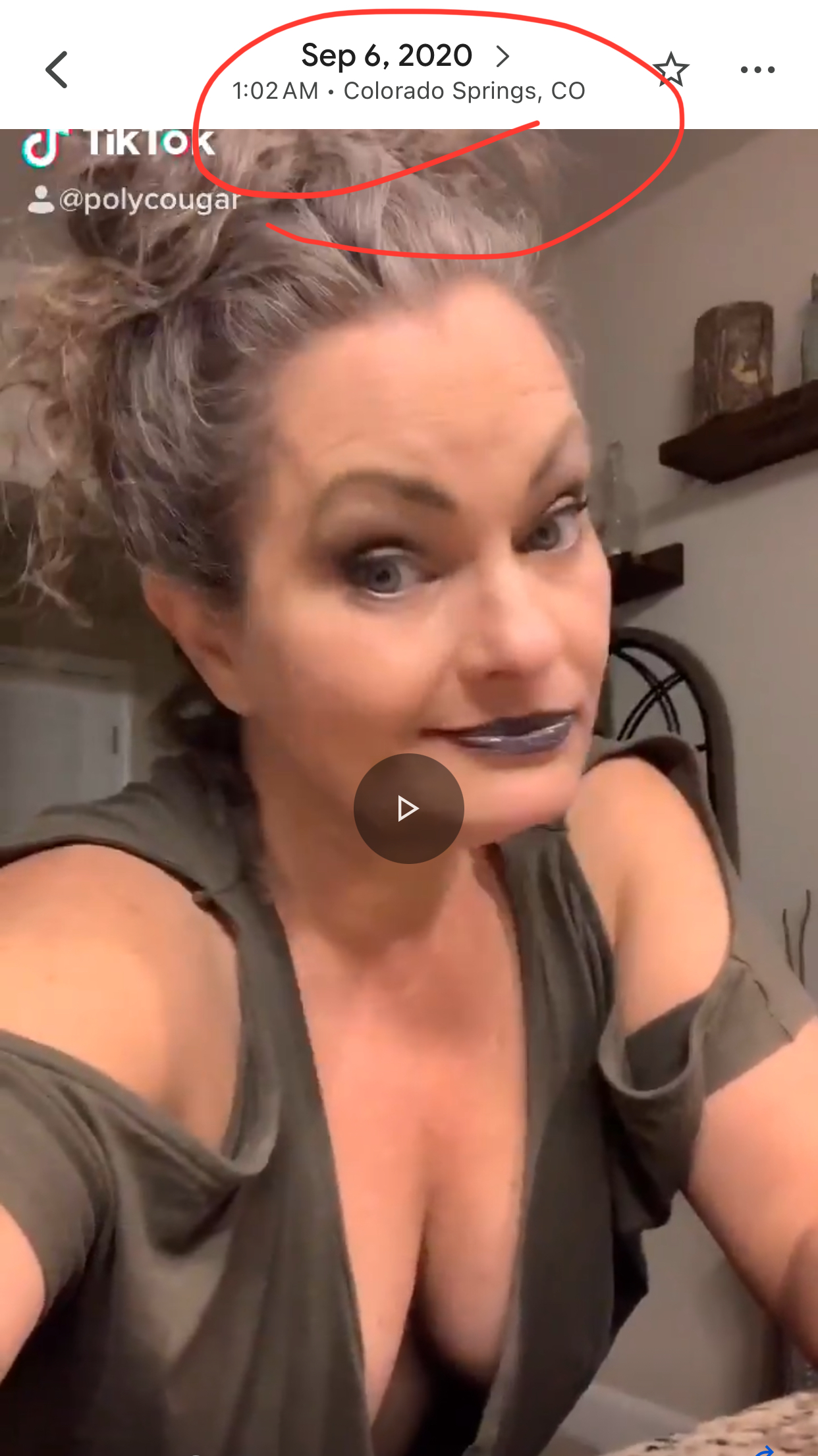 Unprovoked body shaming, evidence of long-term digital stalking posted on 10/28/20